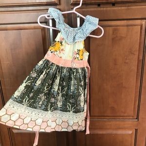 Size 4 Matilda Jane Platinum Dress. EUC.